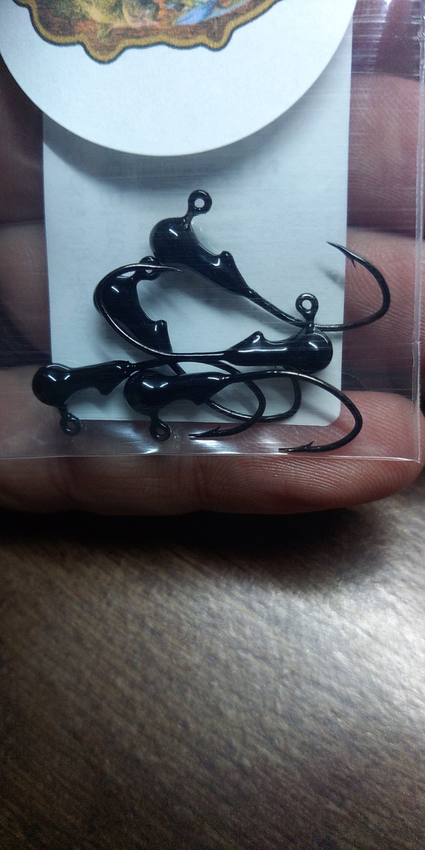 Painted 1/32 OZ. #6 Sickle Jig Heads