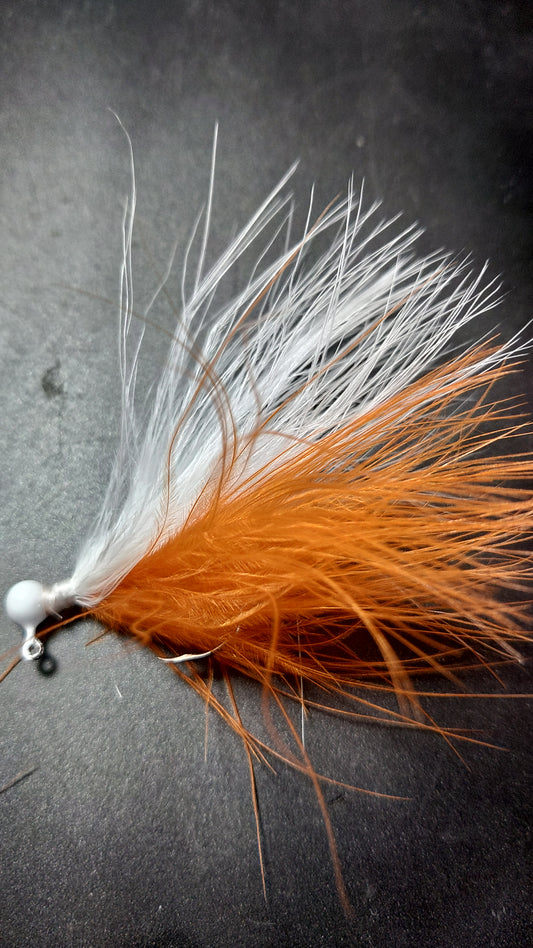 White/ Burnt Orange 3PK
