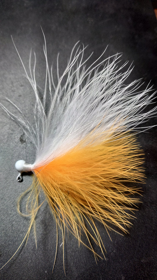 White/ FL. Orange 3PK