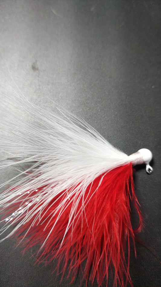 Red/White with Silver Flash 3PK
