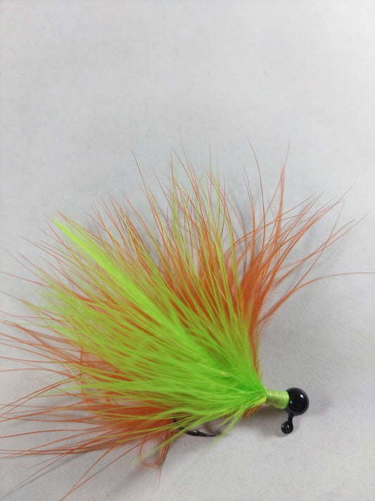Chartreuse/Burnt Orange 3 PK